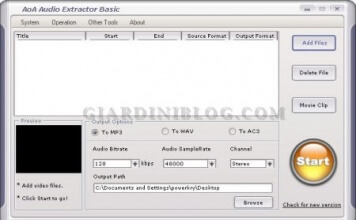 Estrarre audio da 3GP, ASF, AVI, DAT, FLV, MOV, MP4, MPEG, MPG, WMV! Estrarre traccia audio da un video