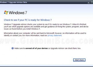 Windows 7 Upgrade Advisor