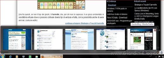 Abilitare le anteprime delle schede di Firefox su Windows 7