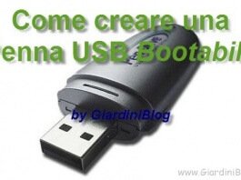 come creare penna usb bootabile