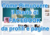 Rimuovere diario di Facebook da Profili e Pagine