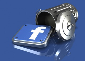 eliminare account Facebook