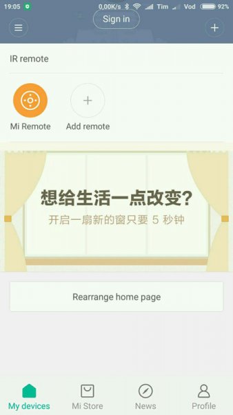 impostazioni MiHome parte terza