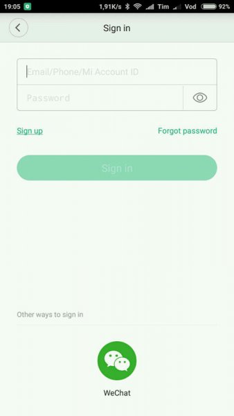impostazioni MiHome parte quarta