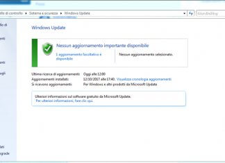 aggiornamenti disponibili windows