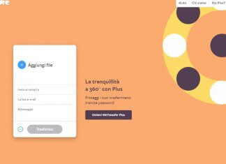 usare WeTransfer