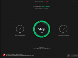 driver booster 6 interfaccia