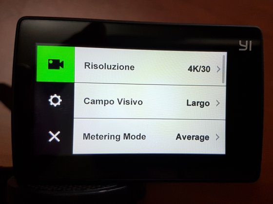 yi 4k plus interfaccia 2