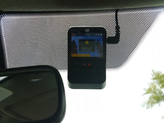 yi mini dash cam registrazione emergenza