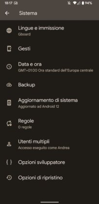 Ripristinare Android