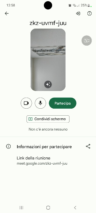 Google Meet Pre Riunione App