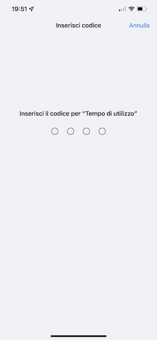 Inserisci Codice Disattiva Tempo Di Utilizzo Iphone