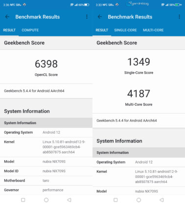 Redmagic 7s Pro Bench Geekbench