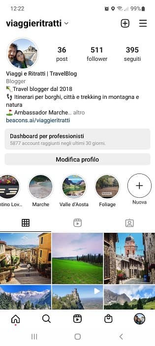 Profilo Instagram