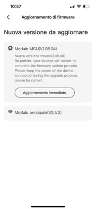 App Proscenic WashVac F20 Aggiornamento Firmware