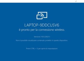 Schermo Wireless App Windows 11