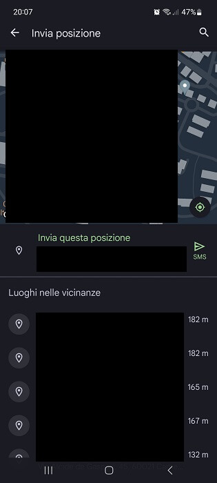 App Messaggi Android Invia Questa Posizione