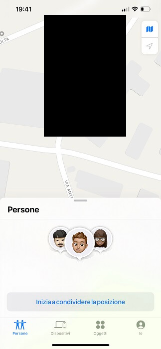 Iphone App Dove Inizia A Condividere La Posizione