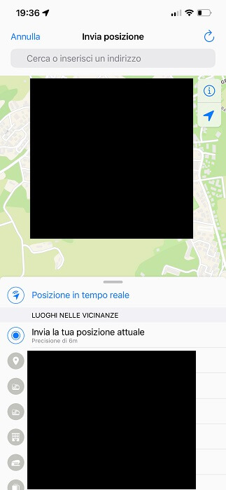 Iphone Invia Posizione Whatsapp