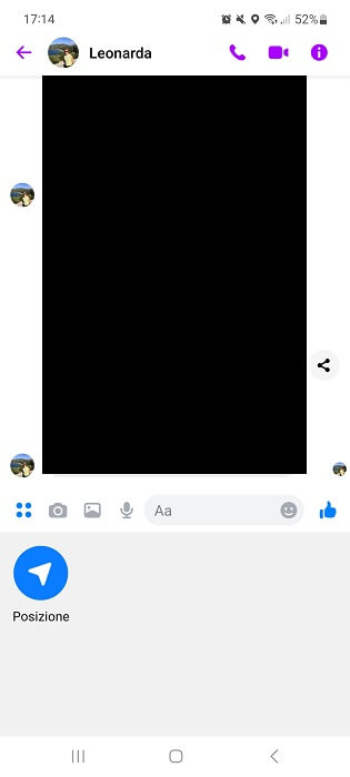 Messenger Posizione