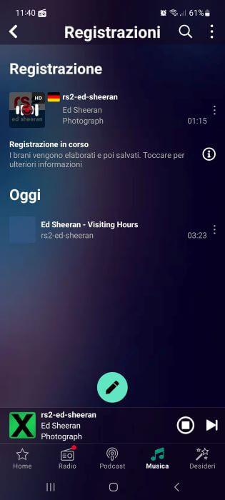 Audials Registrazioni