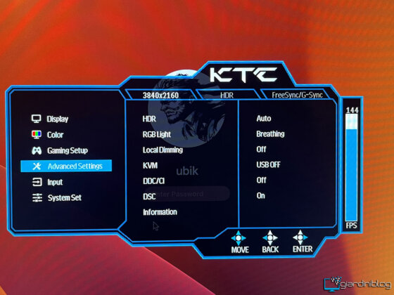 OSD Monitor KTC M27P20 Pt3