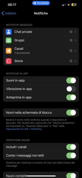 Telegram Notifiche