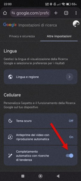 4 Ricerche Tendenza Browser