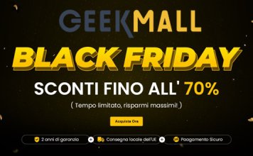 Su Geekmall il Black Friday inizia prima con offerte, coupon e sconti fino al 70%!