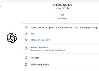 Chattare con ChatGPT su WhatsApp